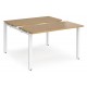 Adapt 1200mm Deep Sliding Top Double Starter Bench Desk